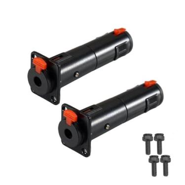 Imagem de Tomada adaptador de montagem em painel de tomada balanceada TRS estéreo sem solda fêmea para fêmea de 1/4 polegada, pacote com 2