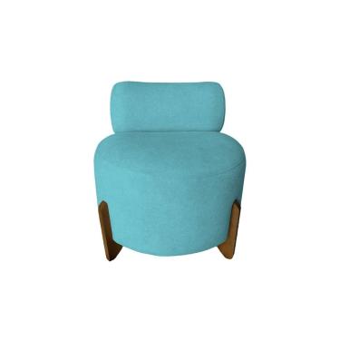 Imagem de Poltrona Monaco Decorativa Bouclé Para Sala, Quarto ou Closet