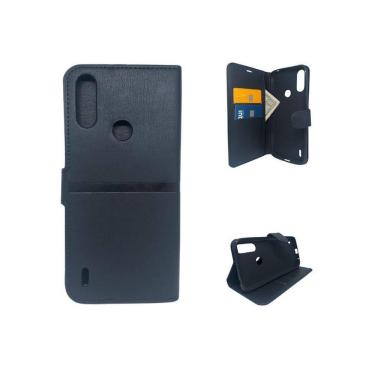 Imagem de Capa Carteira Para Motorola Moto E7 Power - Cor: Preta