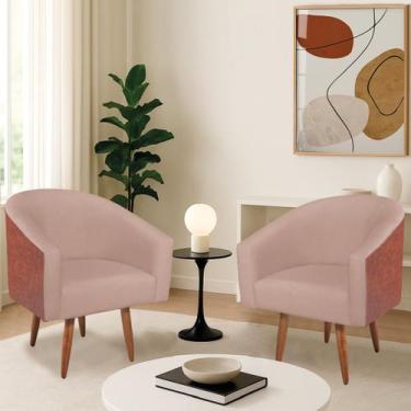 Imagem de Kit 2 Poltronas Jade Decorativa Moderna Sala de Estar Quarto Escritóri