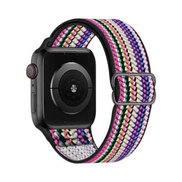 Imagem de Pulseira De Nylon Boêmia Para Apple Watch Ultra 49mm 41mm 45mm, Bracel