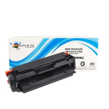 Imagem de Toner Compatível Cf411a 410a Ciano M452dw M452 M477Fdw 2.3K