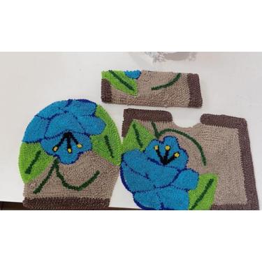 Imagem de Jogo de Tapete Frufru Banheiro - Valentina confecções