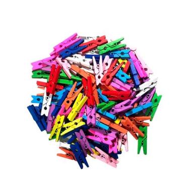 Imagem de Mini Pregadores Prendedores Coloridos 50 Unidades - Westers