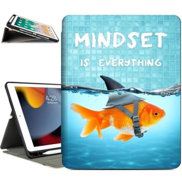 Imagem de Vimorco Capa para iPad 9ª/8ª/7ª geração, 10,2 polegadas, capa para iPad Pro de 10,5 polegadas, capas para iPad Air 3ª geração, suporte de lápis de 10,5 polegadas, 4 suportes de visualização/suporte de