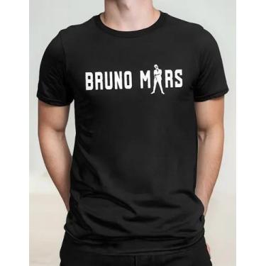 Imagem de Camiseta Camisa de Algodão Adulto Masculina Feminina  Bruno Mar s Músi
