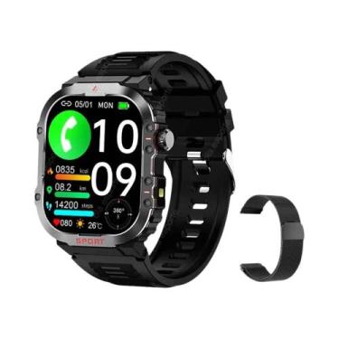 Imagem de Relógio Inteligente Masculino À Prova D'Água Com Tela HD De 2,01 Poleg