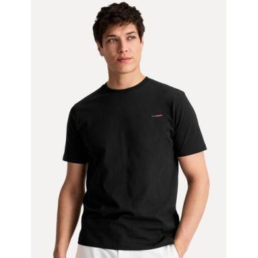 Imagem de Camiseta Aramis Masculina Estampa Assinatura 1995 Peito Preta, XXL/GGG