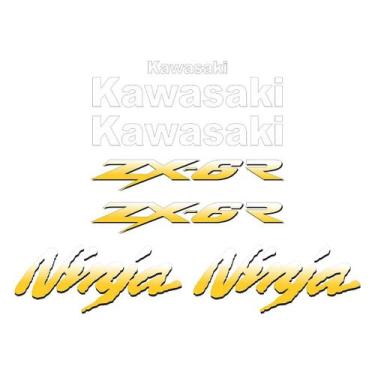Imagem de Adesivo Compatível para Kawasaki ZX-6R 1999 a 2002 - Protetor Tank Pad