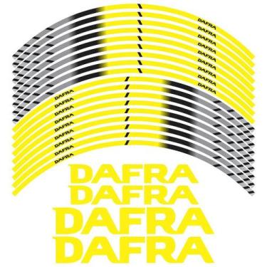 Imagem de Friso Adesivo Refletivo Dafra - Alta Durabilidade e Proteção - Cromo S