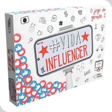 Imagem de Jogo Tabuleiro Vida de Influencer - Pais & Filhos - Brinquedo Infantil