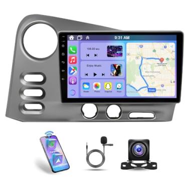 Imagem de Estéreo automotivo Android 13 de 9 polegadas para Toyota Matrix/Pontiac Vibe Radio 2003/2004, tela sensível ao toque, receptor de áudio duplo para carro, com carplay sem fio, Android, navegação