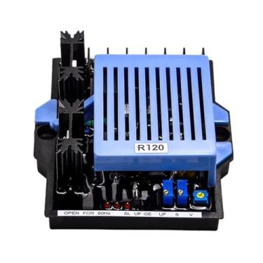 Imagem de 1 unidade R120 AVR gerador sem escova regulador de tensão automático eletrônico estabilizador gerador