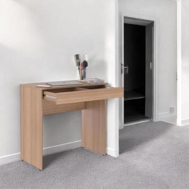 Imagem de Mesa Para Computador Paris Montana c/ Gaveta Porta Itens com Divisória