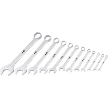 Imagem de Jogo Chave Combinada 6-32mm Aço Carbono Com 12 Peças Estojo