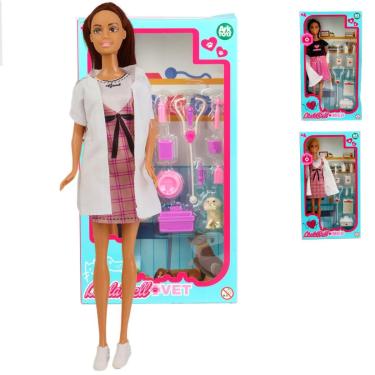 Imagem de Boneca Profissões com Acessórios Colors - Tudo em Caixa