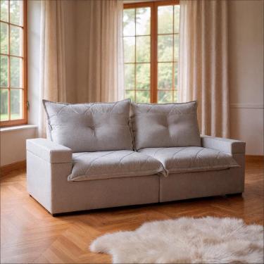 Imagem de Sofá 3 Lugares Reclinável 2,25m Tera Bom Pastor