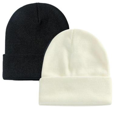Imagem de Bonés de malha de inverno Beanie ZOORON para homens e mulheres, pacote