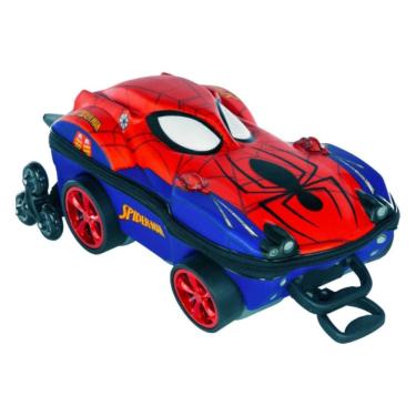 Imagem de Mochila Infantil Roda Tripla Escolar Homem Aranha 3D Meninos