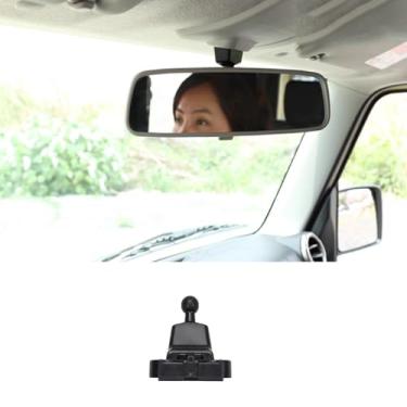 Imagem de Espelho retrovisor curto ABS para quarto interior de carro para Suzuki Jimny 2 portas 4 portas 2019 2020 2021 2022 2023 2024 2025 peças de reposição (preto)