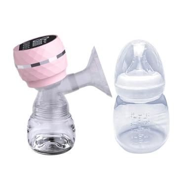 Imagem de Bomba Extratora de Leite Materno Portátil, Silenciosa, Rosa