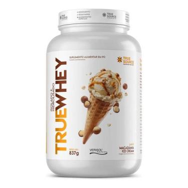 Imagem de True Whey Protein Hidrolisado e Isolado - 837g Macadamia Ice Cream - T