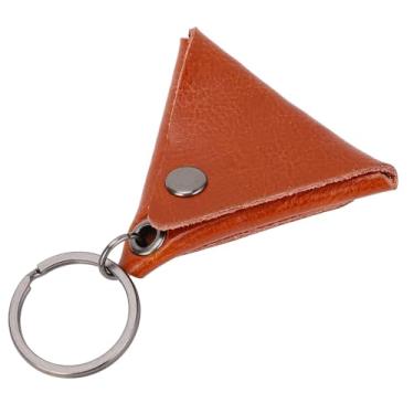 Imagem de AYNEFY Bolsa de Picareta de Guitarra, Chaveiro Transporte Porta Colheita Couro Com Fivela Metal, Acesso Fácil, Armazenamento Eficiente para Amantes da Música, Acessório Guitarra Ideal, Prova