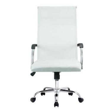 Imagem de Cadeira De Escritório Esteirinha Tela Mesh Base Cromada Com Rodinha Fo