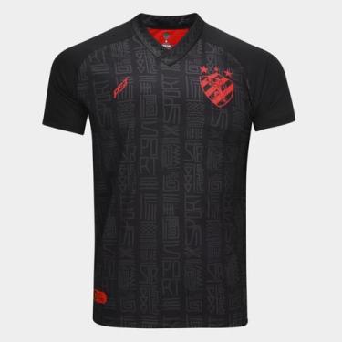 Imagem de Camisa Sport Recife Consciência Negra Masculina - PST, Preto, EGG