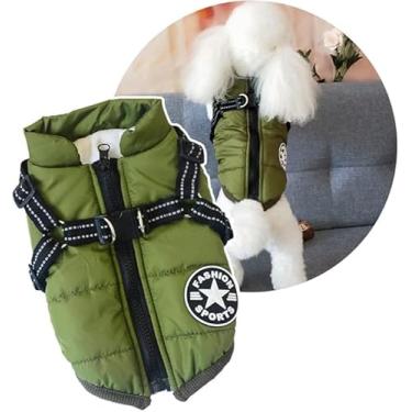 Imagem de Casacos de clima frio para cães, roupas leves, destacáveis, fáceis de usar, outono e inverno, roupas quentes para animais de estimação