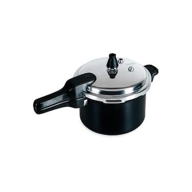 Imagem de Panela de Pressão Brinox Ceramic Life Super 5,4L Antiaderente Indução Preto