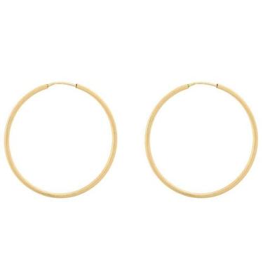 Imagem de Brinco De Argola Quadrado 1.9cm Em Ouro 18k 750 - DR Joias
