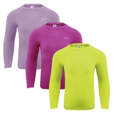 Imagem de Kit 3 Camisas Térmicas Selene Proteção UV50+ Infantl