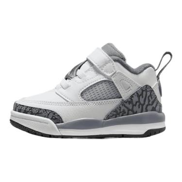 Imagem de Tênis Jordan Spizike Low para bebês/bebês (FQ3952-102, branco/antracite/cinza lobo/cinza frio), Branco/antracite/cinza lobo/cinza claro, 10 Toddler