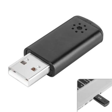 Imagem de Microfone USB para laptop e desktop, alta sensibilidade para chamadas claras, plug-and-play, alto ganho, portátil de tamanho mini sem fio, ideal para trabalho e estudo