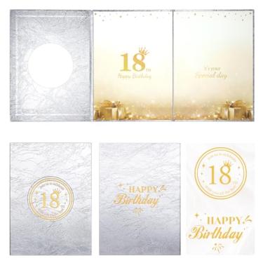 Imagem de IRENE Decorações de aniversário de 18 anos para meninos ou meninas, livro de visitas de aniversário de prata, cartão de festa de 18 anos, placa de assinatura alternativa para materiais de festa de