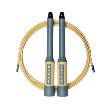 Imagem de PICSIL - Corda esfinge | Corda de salto giratório 360° | Sistema de rolamento duplo | Rápido e leve para fitness, boxe de treinamento cruzado | Cabo ajustável | Rolamento duplo | (Aqua)