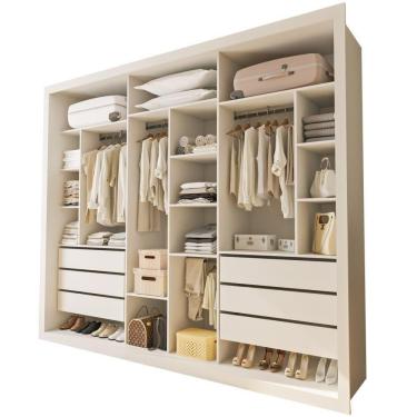 Imagem de Closet Itália Com 6 Gavetas Minastex Branco