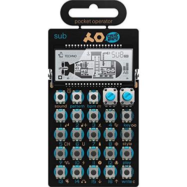 Imagem de teenage engineering pocket operator PO-14 sub, sintetizador de linha de baixo profundo com sequenciador, parameter locks, estilos de reprodução e efeitos punch-in
