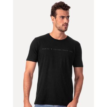 Imagem de Camiseta Guess Masculina Est. 1981 Preta-Masculino