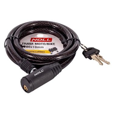 Imagem de Trava Moto/Bike Com 2 Chaves 1200 X 10Mm 561,0002  - Noll