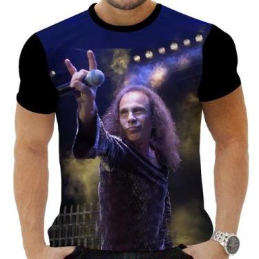 Imagem de Camiseta Camisa Personalizada Rock Clássico Metal Dio 4 - Obsidiana Co