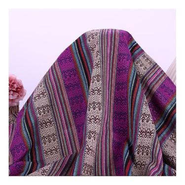 Imagem de Tecido Étnico, Geométrico Boêmio Padrão Abstrato Decorativo Para Costura Saco De Roupas Toalha De Mesa Sofá Travesseiro Artesanato DIY(4#,1.5x5m/4.9ftx16.9ft)