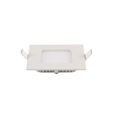 Imagem de Placa Led Blumenau Emb 6w 3000k Quad 12cm 84063004 - Blumenau Iluminaç