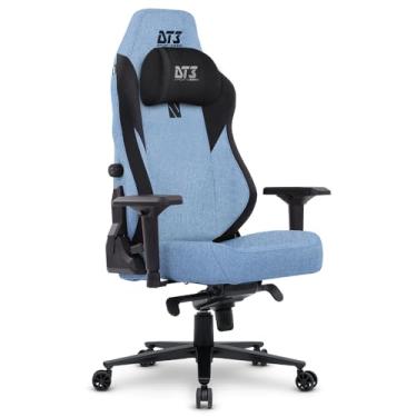 Imagem de Cadeira Gamer DT3 Nero XL, Revestimento com Tecido DT3 Max2Weave. almofada magnética apoio lombar integrado, braços 4D+, suporta até 150 e altura máx. de 1,95m(Cloud)