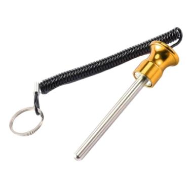 Imagem de simhoa Pino de substituição da pilha de pesos de 0,31 polegadas para exercícios com inserção de corda de tração, ideal para garagem, hotel, academia, ginásio