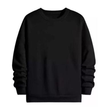 Imagem de Moletom Quentinho Gola Careca Frio - Fenix camisetas, Preto, M