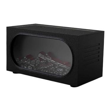 Imagem de Bothyi Umidificador de ar com de lareira, difusor de aromas para ambientes internos com temporizador, 140ml, difusor de óleos essenciais para mesa,