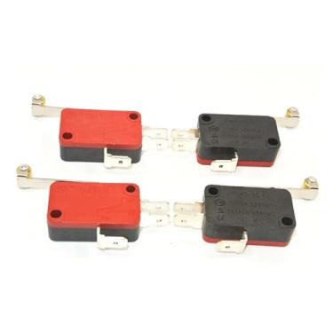 Imagem de 100 peças V-156-1C25 Alavanca/limite de rolo, microinterruptor, micro interruptor de limite, rolo de dobradiça longa, momentâneo, SPDT, ação de encaixe LOTE