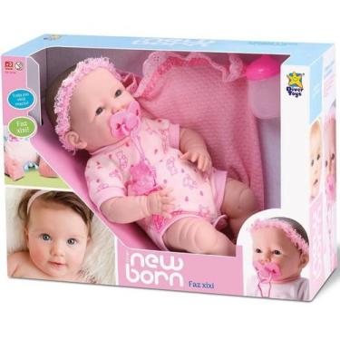 Imagem de Boneca Diver NEW BORN Little FAZ Xixi BODY Curto Divertoys 8212